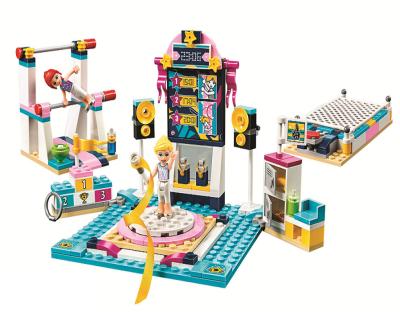 China DIY TOY Educational Bricks Play Set 11376 Stephanie Gymnastics Show Building Block Toy For Children Age 6+ 41372 for sale