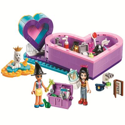 China DIY TOY Educational Bricks Play Set 11199 Heart Box Friendship Pack Building Block Toy For Children Age 6+ 41359 for sale