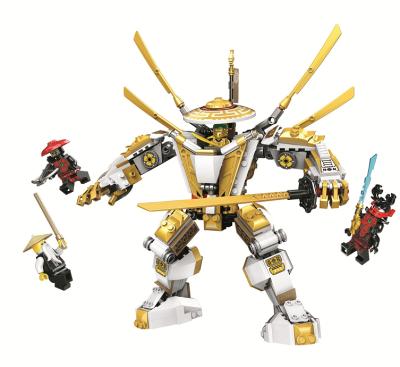 China DIY TOY ninjagoe educational legoing bricks play set 11492 Golden Mech building block toy for kids age 6+ 71702 for sale