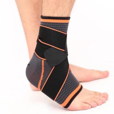 China Wholesale Adjustable Multicolor Elastic Sports Support Undeformable Nylon Safe Wearable Ankle Support for sale