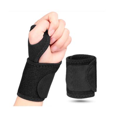 China Motion Adjustable High Density Compression Man Adjustable Elastic Wrist Bracer Wrist Guard for sale