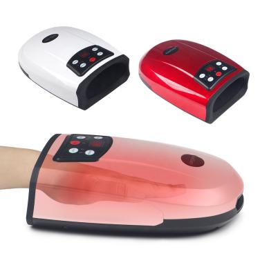 China Head Massager Acupressure Cordless Hand Air Compression Heat Pain Relief Electric Palm Fingers Hand Massager for sale