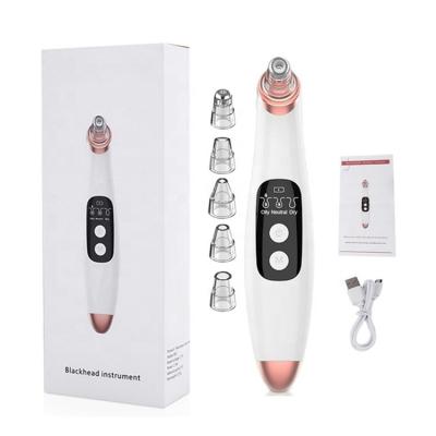 China Acne Treatment Comedone Extractor Tool Kit Electric Facial Cleaner Nose Peek Suction Blackhead Remover Vacuum Blackhead Remover Set for sale