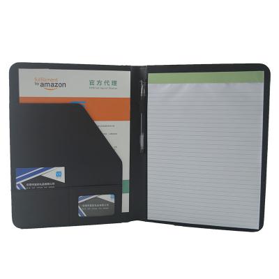 China ModernQiu Eco-Friendly Material Portable A4 Size Custom PU Leather Folder for sale