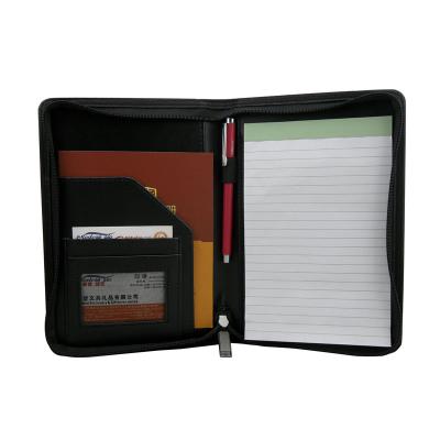 China ModernQiu Factory Direct Sale A5 Eco-friendly PU Cardboard Leather Folder for sale