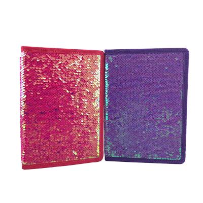 China Hardcover China Supplier Free Design A5 Size Sequin Custom Notebook for sale