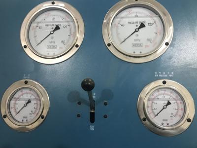 China Pneumatische Gashahn-Versuchseinrichtungen können Mann Mk98 mit Zeiger-Manometer prüfen zu verkaufen