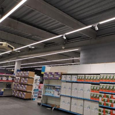 China Modern Commercial 0.6m LED Linear T-Line Panel Mounted Light Compatible With 3/4 Line Standard Track for sale