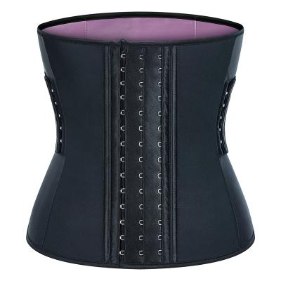 China Women Bustiers Steel Corset 25 Steel Bone Latex Waist Trainer Shaper For Weight Loss for sale