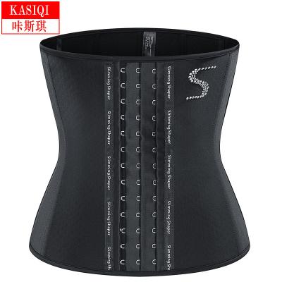 China Viable Women's Underbust Latex Sports Belt Waist Trainer Hourglass Body Shaper Corsets Latex for sale