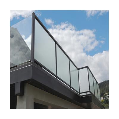 China Modern factory stair glass balustrade designs supplier balustrade inside competitive price post glass balustrade for sale