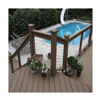 China Good Price Modern Cable Railing End Post Cable Fencing Stainless Steel Factory Wholesale Cable Railing System for sale