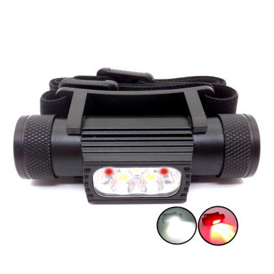 China Multi Functional LED Light Outdoor Dual Function Lamp Headlamp Rechargeable Camping Headlamp Working Headlight for sale