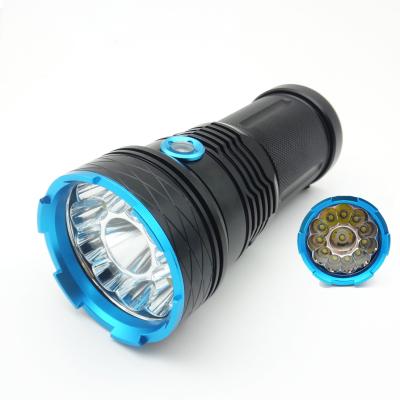 China LED Camping Flashlight XML T6 20000 Lumen High Power Flashlight 18650 Search Light Torch Hunt Camping Light for sale