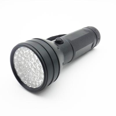 China Camping black 51 led uv flashlight led uv torch price, best uv led flashlight for sale