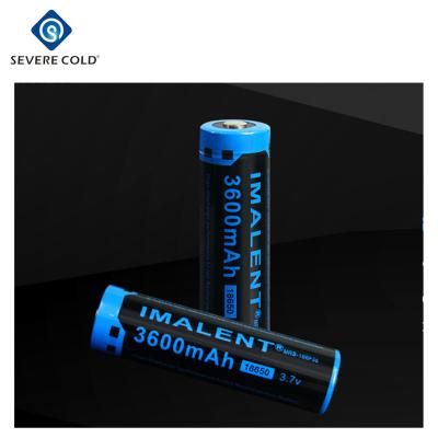 China Rechargeable Toys IMALENT 18650 Li-ion Battery High Capacity 3600mAh Battery for sale