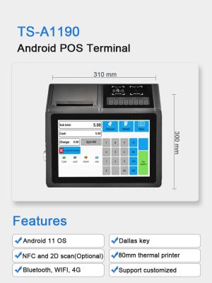 Cina Tutto in un Desktop Windows Touch Screen POS Systems Macchina da 10,1 pollici in vendita