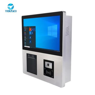 China 15.6 inch Smart Touch Screen Restaurant Zelfbestel Kiosk Voor Zelfbetaling ODM Te koop