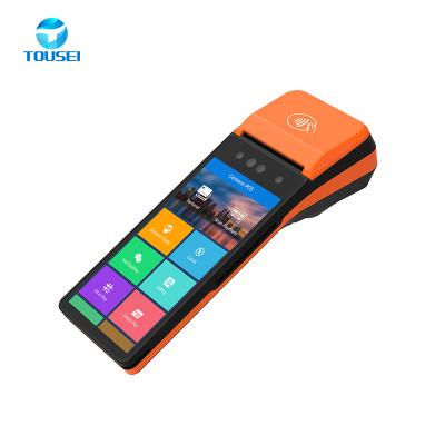 China P30 Smart Mobile Payment Terminal POS Android 6 Inch Display for sale