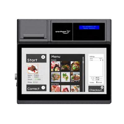 China Restaurante Terminal POS de doble pantalla Máquina de facturación de tiendas de venta al por menor Wifi NFC 15.6Inch en venta