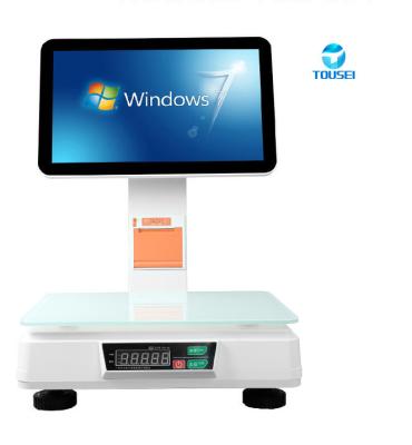 China Single Screen Electronic Scale Point of Sales System for Windows Android and Linux for sale