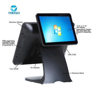 China Máquina de facturación de pantalla táctil de núcleo I5 POS Cashier Android 8.1 para el pedido de restaurante en venta