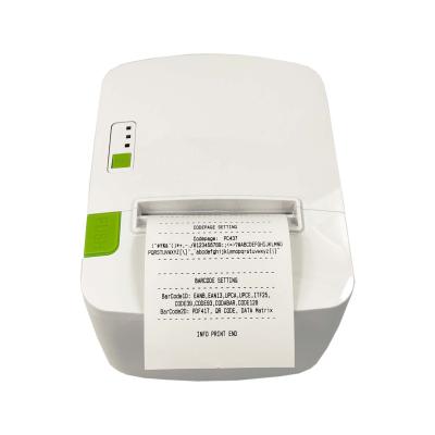 China Automatic Cutter POS Thermal Receipt Printer Connected To Product Black And White System for sale