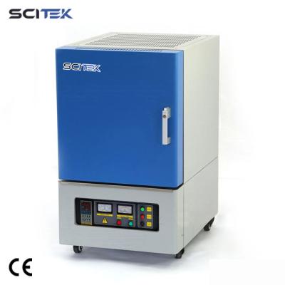 China Alumina Ceramic fiber SCITEK Muffle Furnace SiC heating rod S type Muffle Furnace for laboratory for sale