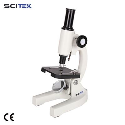 China SCITEK Teaching microscope Monocular Vertical Tube microscope for lab 440x250x310 for sale