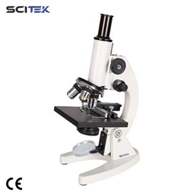 China SCITEK Teaching microscope Triple Nosepiece microscope for lab 440x250x310 for sale