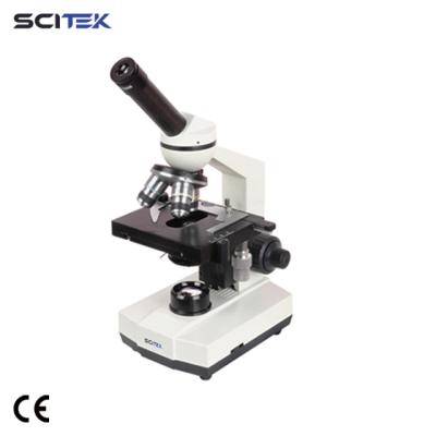 China SCITEK Teaching microscope Monocular Sample service Customized service microscope for lab 440x250x310 for sale