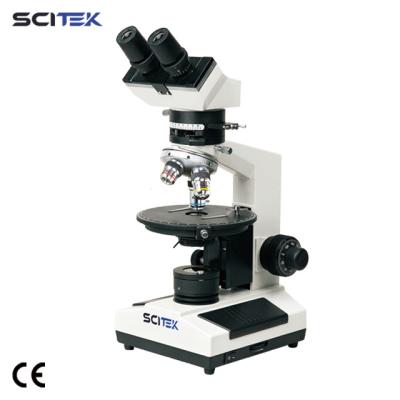 China SCITEK Polarizing Microscope sample testing support Microscope for laboratory MSC-P107B for sale