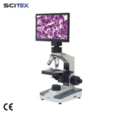 China SCITEK Digital Microscope 10-inch display screen Optional Camera  Digital Microscope 370x260x470 for sale