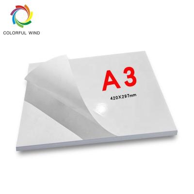 China A3/150g Glossy Sticker Photo Paper OEM Mass Production and Wholesale Made of China Inkjet A3 Adhesive Photographic Paper for sale