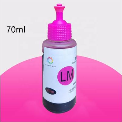 China Portable Cost Effective 70ml PET High Impact Resistance Screen Printing Inks Permanent Black Ink Printer for sale