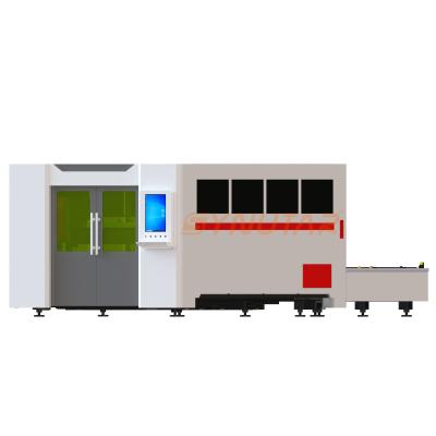 China High Precision Raycus Fiber Laser Cutting Machine 3000W / 6000W / 8000W for sale