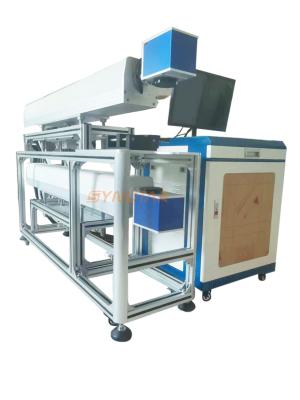 China Doppelkopf-Laser-Stripping-Maschine 100W automatischer Laser-Stripper zu verkaufen