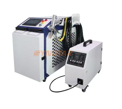 China Portable Water Cooled Laser Cleaning Machine 1064nm Wavelength 220V Beam M2<1.2 for sale