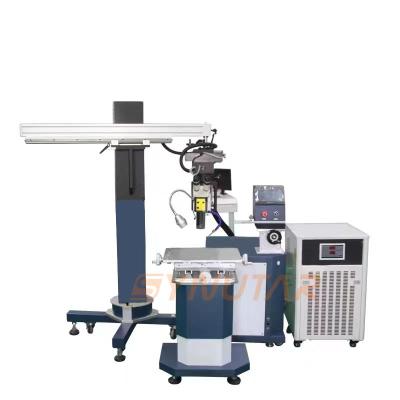 China Precision Water Cooled Laser Welding Machine 300mm*300mm Working Area 0.2-20ms Pulse zu verkaufen