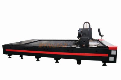 China 4000W Water Cooling Fiber Laser Cutting Machine with Cypcut Control System /1500*3000mm Cutting Area zu verkaufen