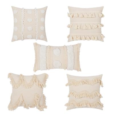 China Fashion WholesaleSofa Pillow Cushion Room Pattern Tufted B&B Pillow Case for sale