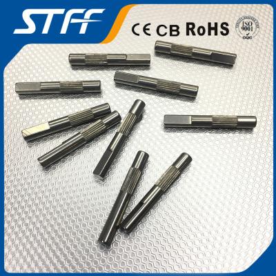 China Material of Construction Shop 3mm 4mm Output Input Shaft With Knurling Spline Stepped AC DC Electric Motor Motor Shaft for sale