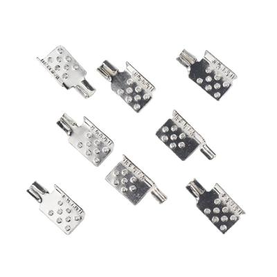 China Film Eyelet Terminal Brass Infrared Heating Silver Plated Copper Plug Connectors for sale