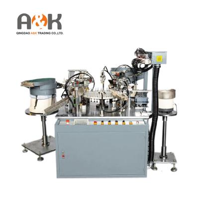 China Automatic Plastic Stationery A&K Ballpoint Pens Metal Clip Making Machine for sale