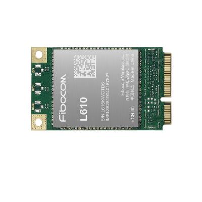 China Fibocom L610 L610-EU LTE Cat1 mini internal pcie module Europe LTE-FDD band B1/B3/B7/B8/B20/B28 for sale