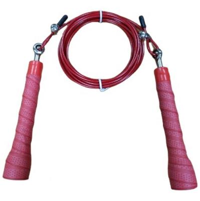 China High Quality Fast Speed ​​Steel Wire Adjustable Jump Rope With Handle for sale