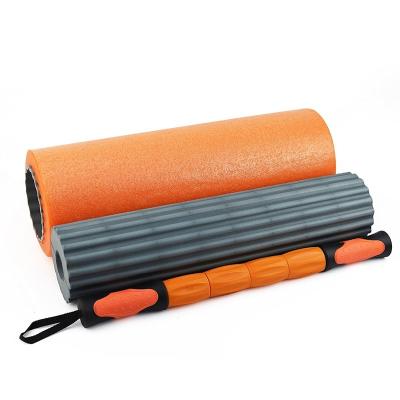 China Multi Function 3 In 1 Massage Foam Roller Set Deep Tissue Massage Set for sale