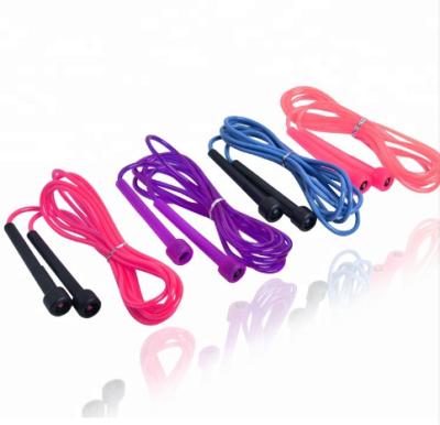 China PVC Wholesale PVC Cable Plastic Handles Jumping Speed ​​Jump Rope For Jump Training for sale