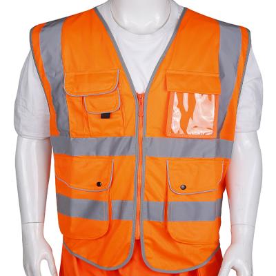 China Water Proof Reflective Safety Pavement Vest Gear Motorcycle Running Heavy Duty Vest for sale