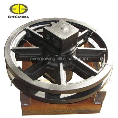 China Sumitomo SC500-2 Crawler Crane Front Idler For Sumitomo 50 Ton SC500-2 Lattice Boom Crawler Crane Machinery Spare Parts for sale